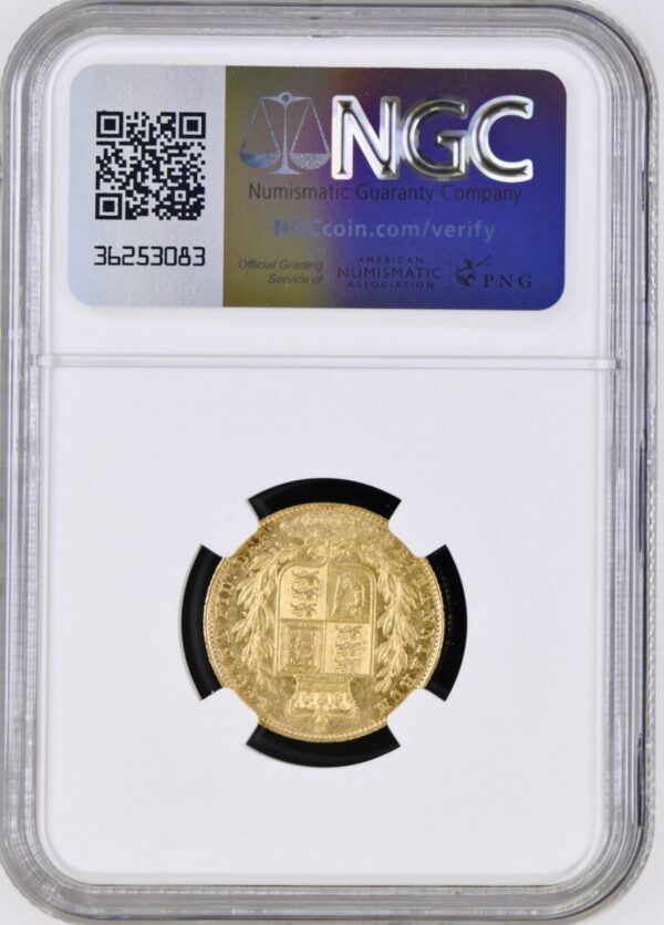 1838 Full Sovereign NGC AU53 - Rare - Image 2