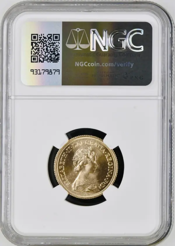 1980年 ヤングエリザベス ソブリン金貨 NGC MS64 - Sovereign Hub