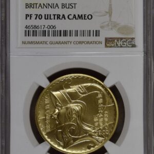 2003年 ブリタニアゴールドプルーフ 100ポンド (1オンス) NGC PF70 ULTRA CAMEO グレード付