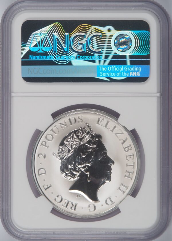 2021 Reverse Proof Britannia 1oz Silver Coin NGC PF69 - Image 2