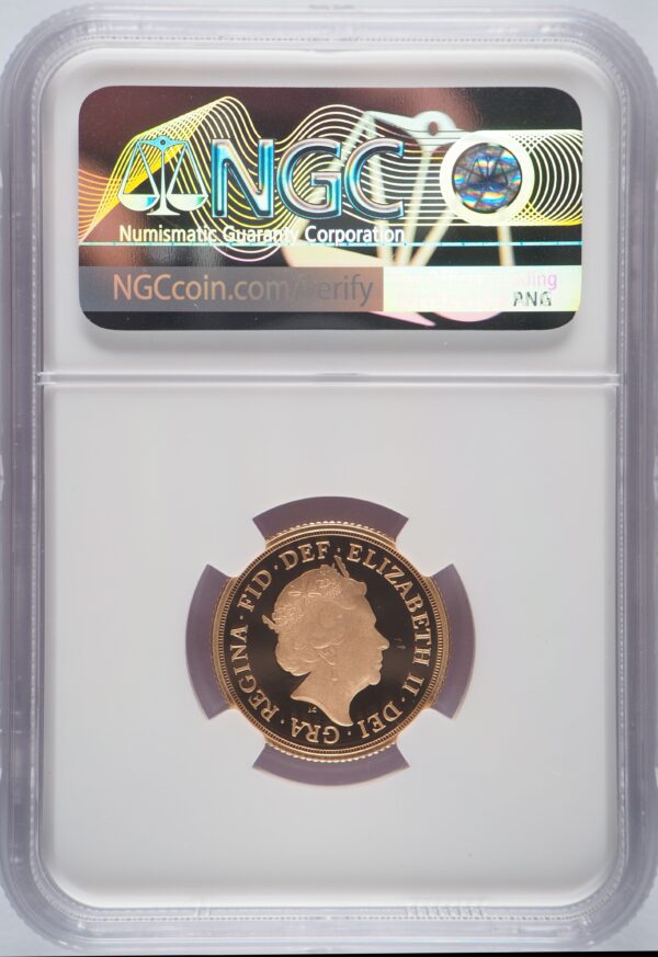 2015 Proof Gold Sovereign NGC PF70UC - Image 2