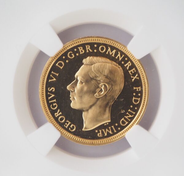 1937 Proof Gold Half Sovereign NGC PF66★ - Image 3