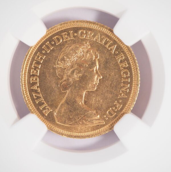 1978 Gold Sovereign NGC MS66 - Image 3