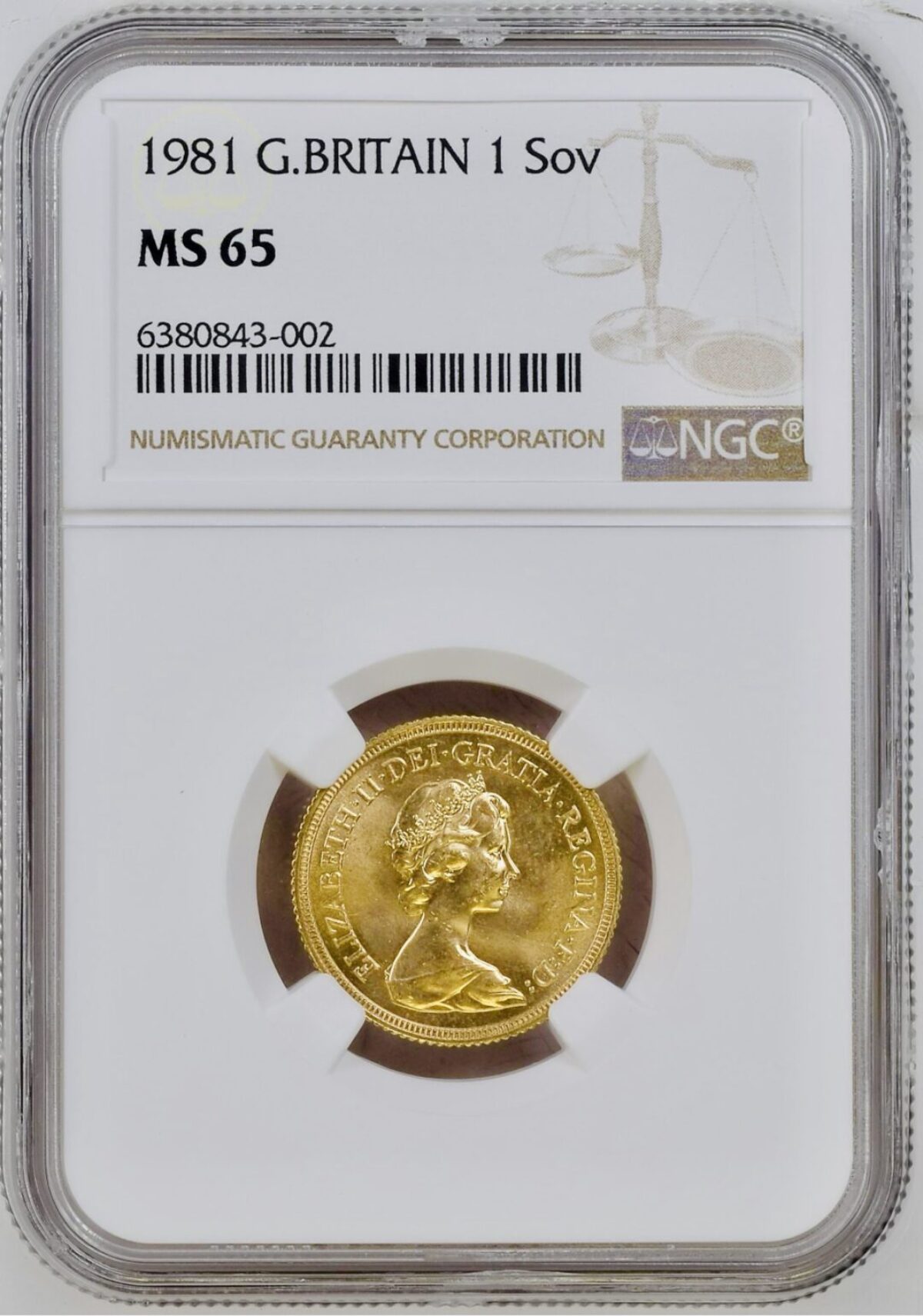 1966年/イギリス/MS65/ヤングヤング/金貨/1ポンド/ソブリン/NGC/ 1966年/イギリス/MS65/ヤングヤング/金貨/1ポンド/ソブリン/NGC/