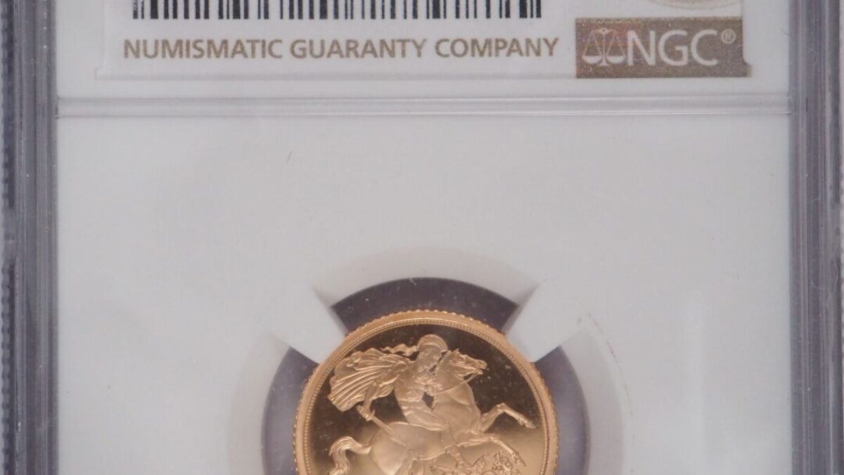 2023 イギリス ソブリン 金貨 チャールズ3世 戴冠記念 PF70 UC 2023 チャールズ3世戴冠式ハーフソブリン金貨 NGC PF70UC - Sovereign Hub