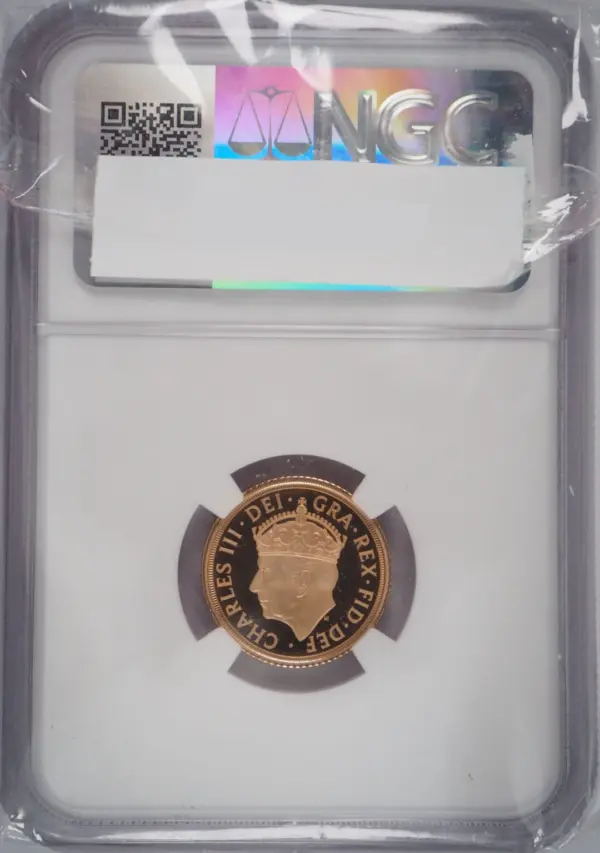 2023 チャールズ3世戴冠式ハーフソブリン金貨 NGC PF70UC - Sovereign Hub