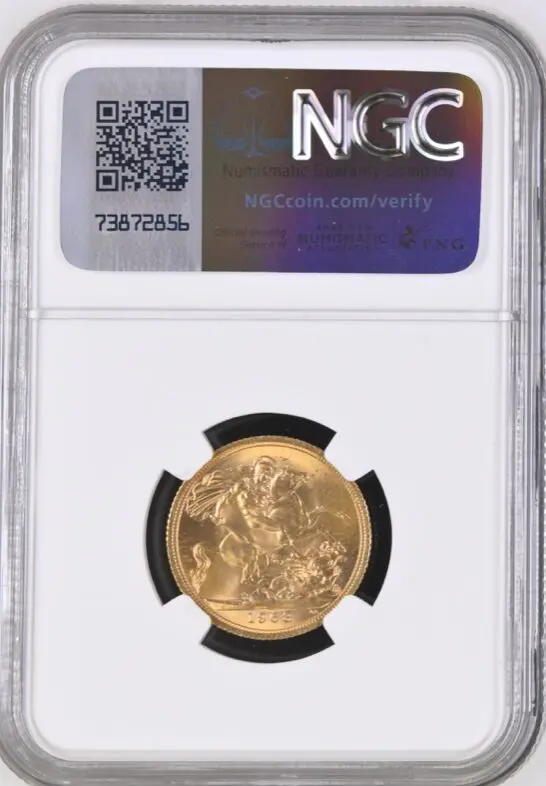 【人気】ヤングエリザベス　1968年 イギリス ソブリンコイン MS 64 1968年 イギリス ヤングエリザベス NGC MS64 鑑定 ソブリン 金貨
