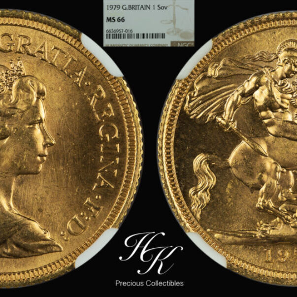 1979年 ヤングエリザベス ソブリン金貨 NGC MS66 - ソブリンハブ