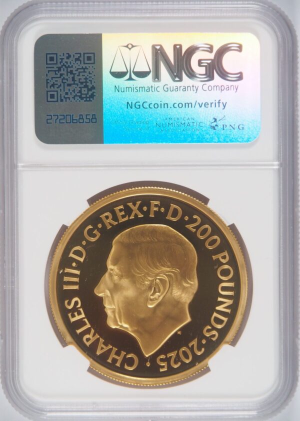 2025年 偉大なる彫刻家「ワーテルロー・メダル-Victory」2オンス金貨 NGC PF70UCFR - 画像 (2)