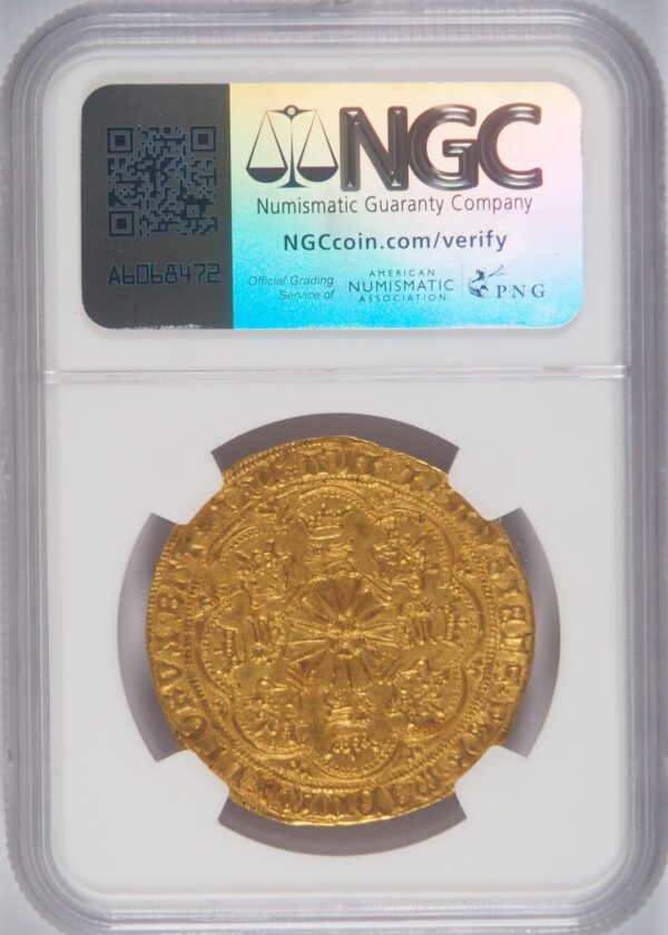 (1465-70)  Edward IV Gold Ryal NGC MS63 - Image 2
