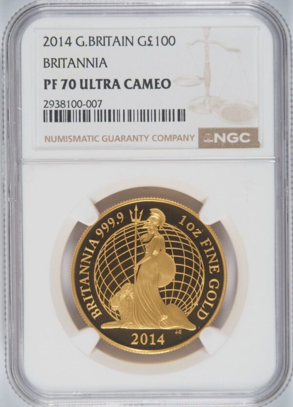 2014 Britannia Proof 6 Gold Coin Set NGC PF68-70