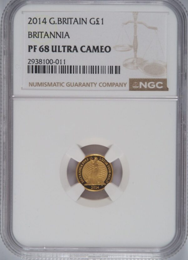 2014 Britannia Proof 6 Gold Coin Set NGC PF68-70 - Image 9