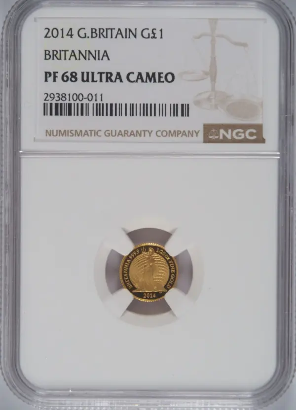 2014年 ブリタニア プルーフ金貨6枚セット NGC PF68-70 - ソブリンハブ