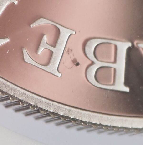 【造幣局エラー】1999年ダイアナ妃追悼記念 5ポンド銀貨 NGC PF69UC 表面ラミネーション - 画像 (3)