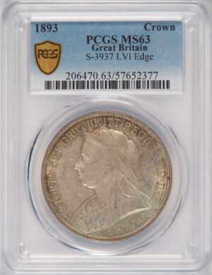 1893 Crown LVi edge MS63