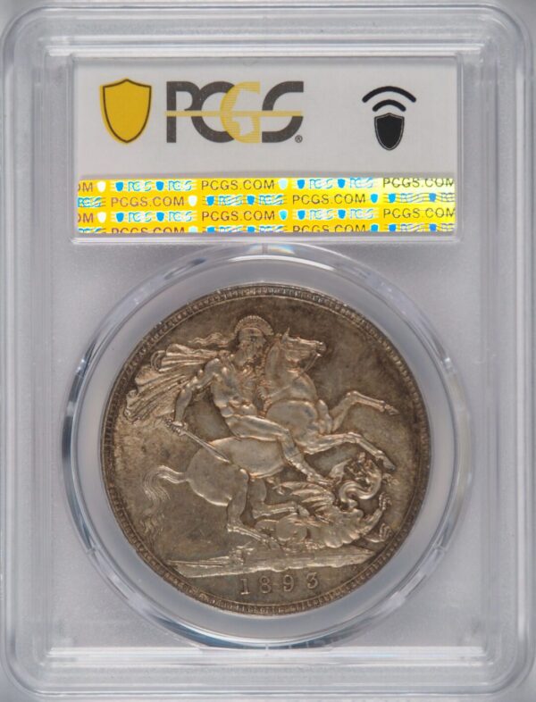 1893 Crown LVi edge MS63 - Image 2