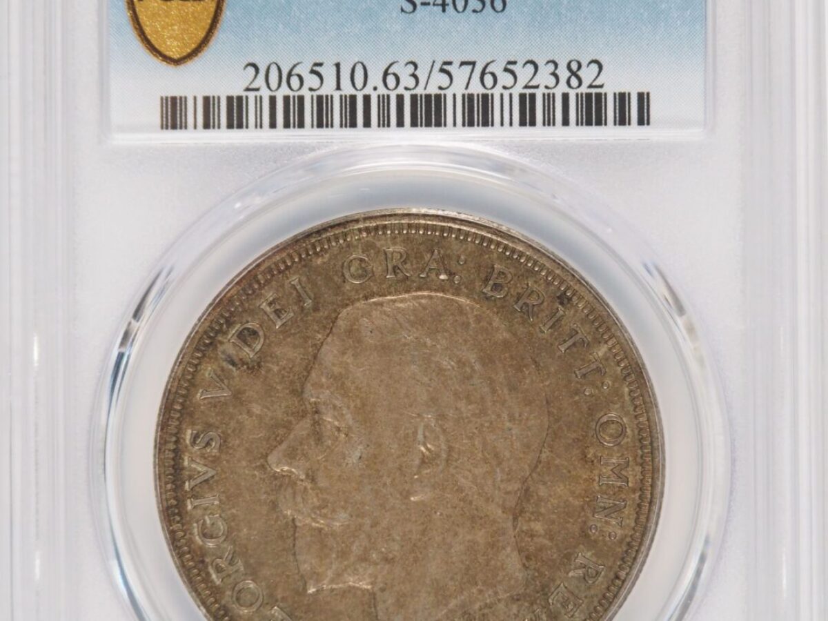 1929年ジョージ5世 リース・クラウン銀貨 PCGS MS63 - ソブリンハブ