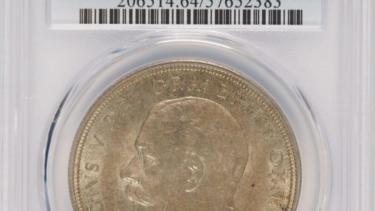 1933年 インド カッチ 5K 銀貨 ジョージ5世 MS 64 1933年 インド カッチ 5K 銀貨 ジョージ5世 MS 64
