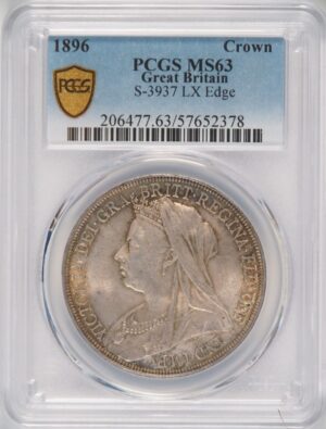 1896 Crown MS63 LX edge