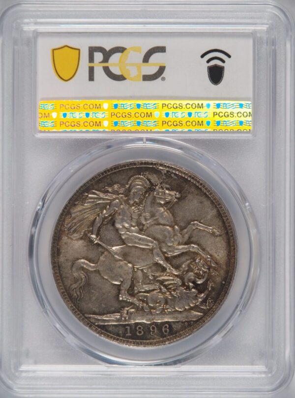 1896 Crown MS63 LX edge - Image 2