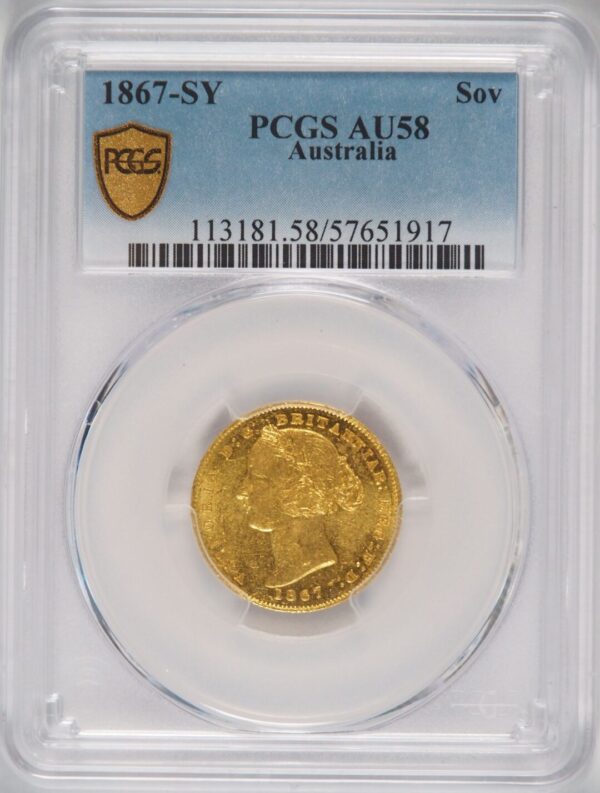 1867-SY Aus Sovereign AU58
