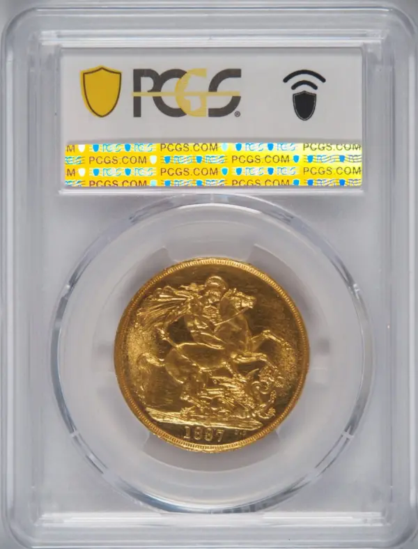 1887年ビクトリアジュビリーヘッド 2ポンド金貨 MS62 - ソブリンハブ