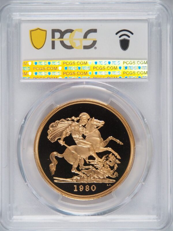 1980 £5 Proof PR69DCAM - Image 2