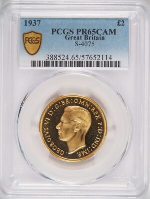 1937 Gold Two Pound PR65CAM