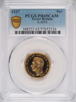 1937 Sovereign Proof PR65CAM