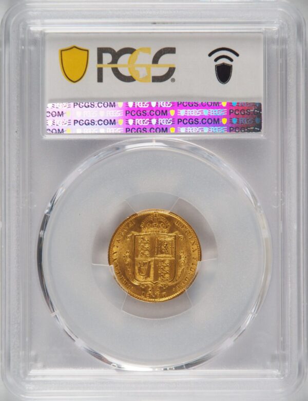1887 Half Sovereign MS63 - Image 2