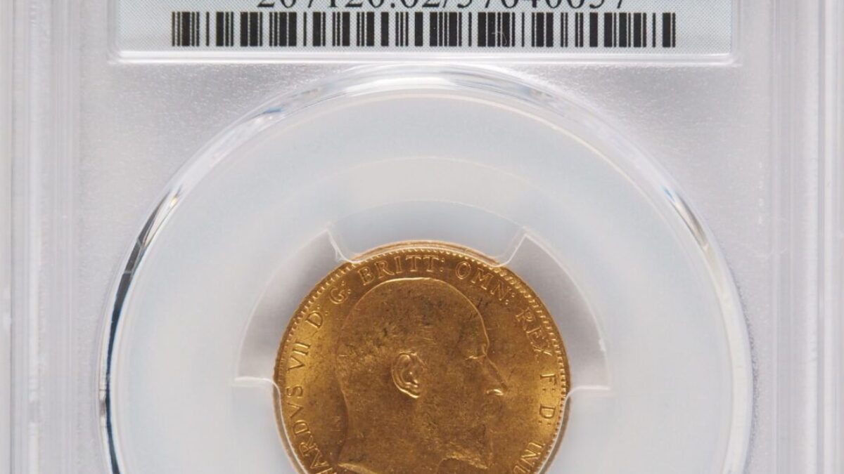 1903年エドワード7世 ソブリン金貨 PCGS MS62 - ソブリンハブ