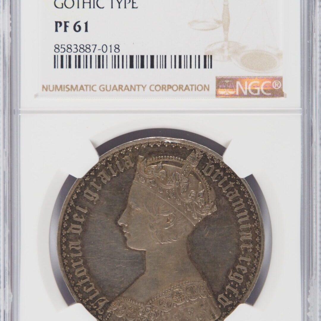 1847年 ゴシッククラウン銀貨 UNDECIMO NGC PF61 - ソブリンハブ