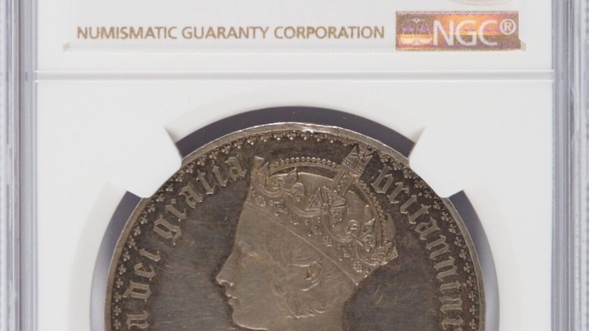 1847年 ゴシッククラウン銀貨 UNDECIMO NGC PF61 - ソブリンハブ
