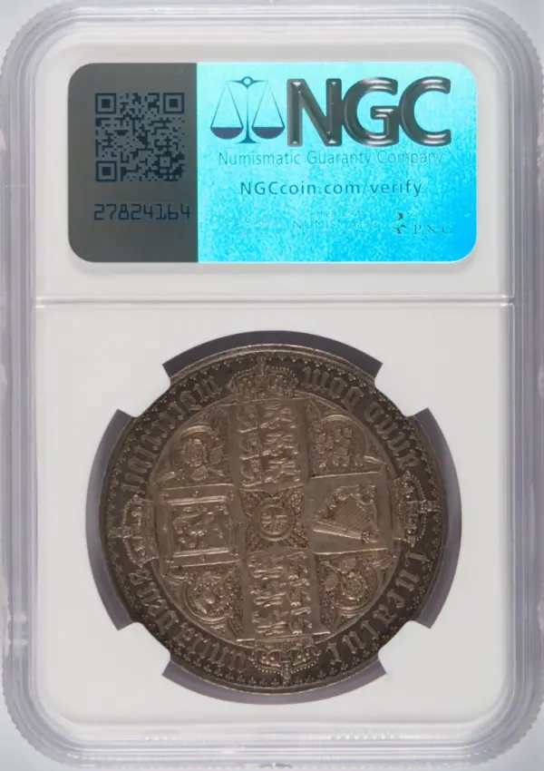 1847年 ゴシッククラウン銀貨 UNDECIMO NGC PF61 - ソブリンハブ