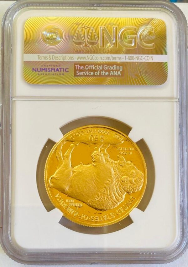 2015年バッファロー 1オンス金貨 NGC PF70UCAM - 画像 (2)