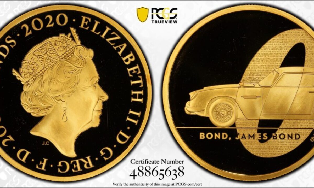 007 ジェームス・ボンド(1ドルカラー銀貨)PCGS PR70DCAM最高鑑定 007 ジェームス・ボンド(1ドルカラー銀貨)PCGS PR70DCAM最高鑑定