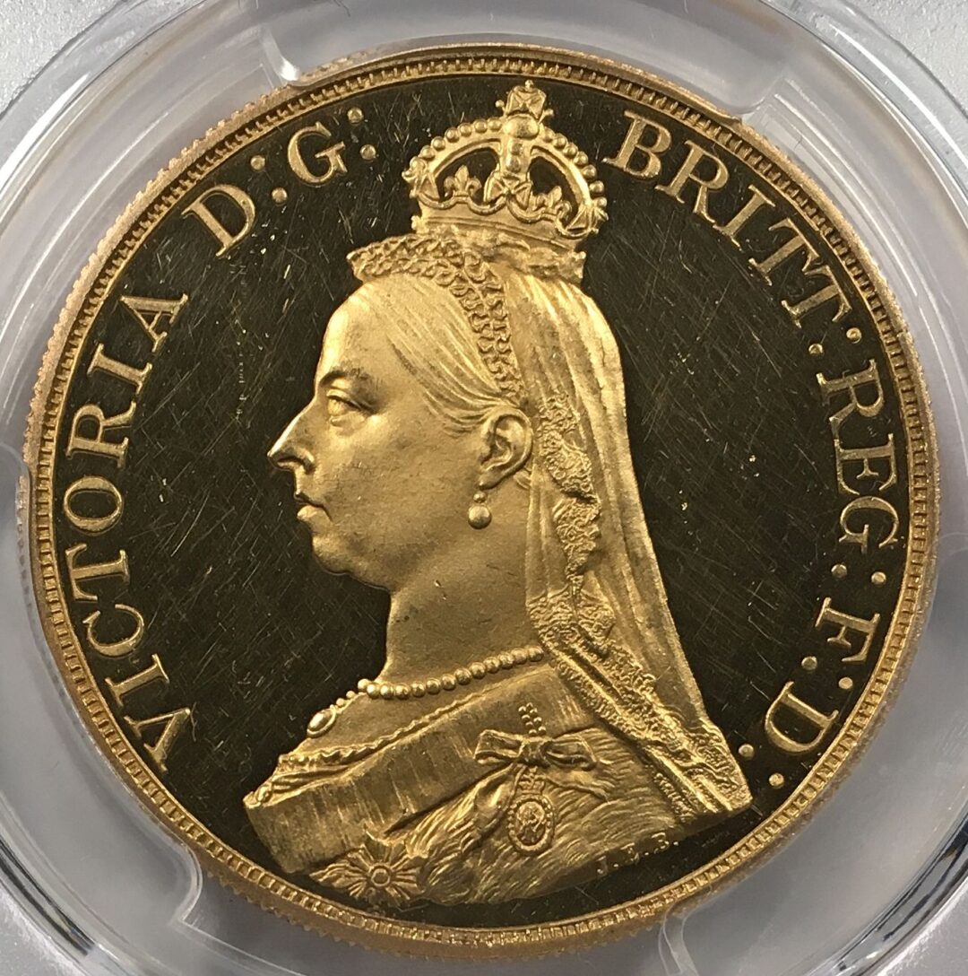 ビクトリアジュビリーヘッド5ポンド金貨