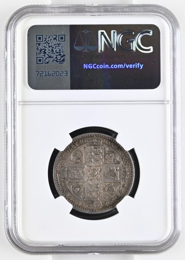 1849 Great Britain 'Godless' Florin - Image 2