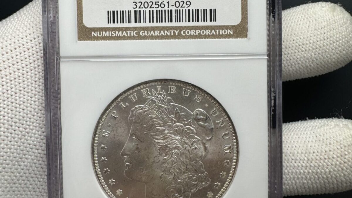海外のお金 アメリカ1884年ニューオーリンズ モルガンダラー銀貨 NGC MS64
