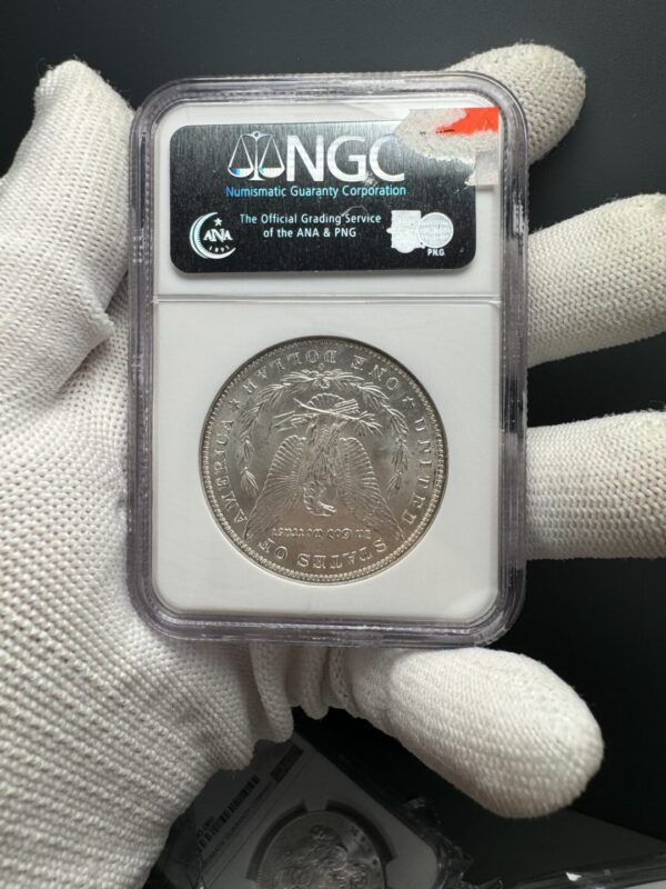 USA 1884 O Morgan Dollar NGC Graded MS64 - Image 3