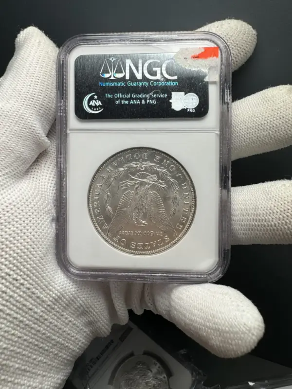アメリカ1884年ニューオーリンズ モルガンダラー銀貨 NGC MS64