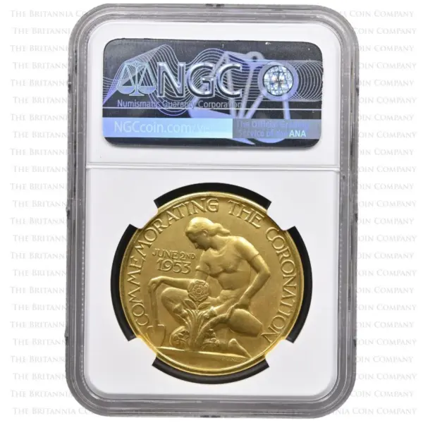 5シリング 硬貨 1953 エリザベス2世 004 戴冠式 NGC MS64 5シリング 硬貨 1953 エリザベス2世 004 戴冠式 NGC MS64