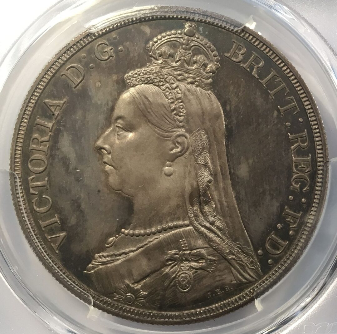 ビクトリアダイアモンドジュビリークラウン銀貨