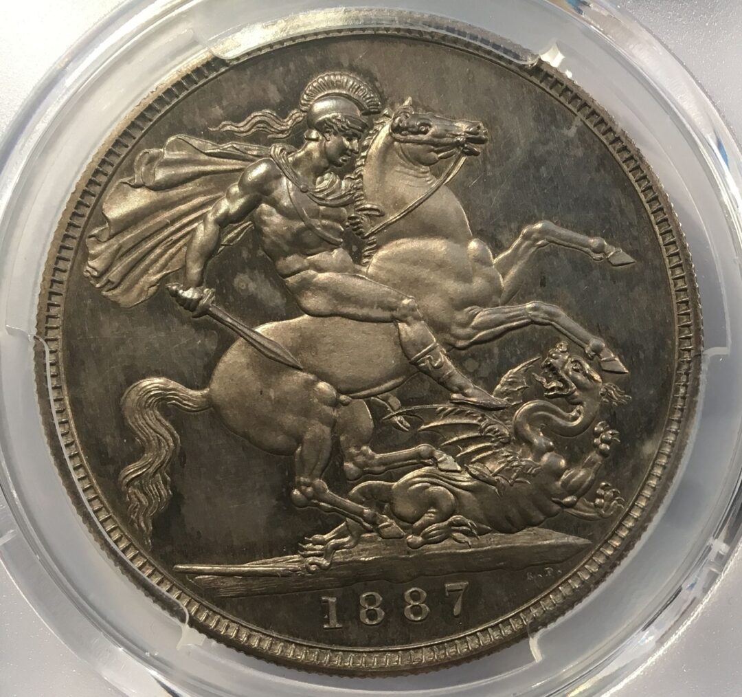 1887年クラウン銀貨