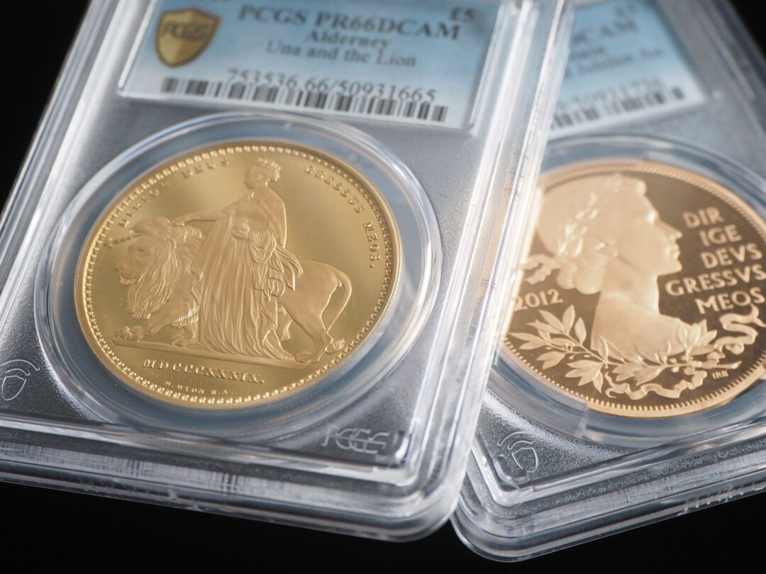 鑑定済みモダンプルーフ金貨（イメージ）