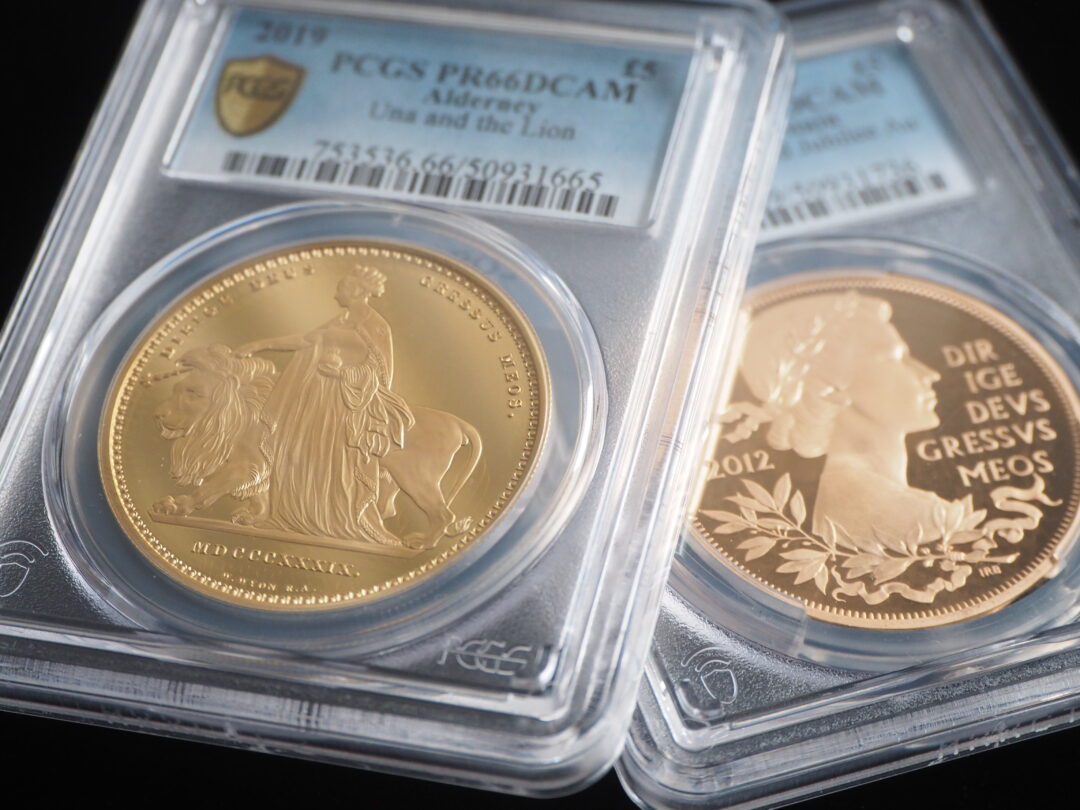 PCGS金貨ウナとライオンとヤングヤング