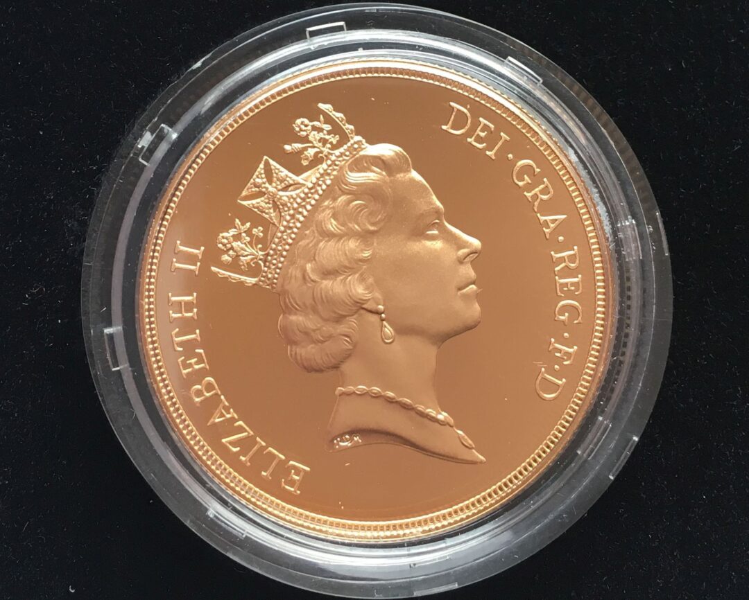 ミドルエリザベス5ポンド金貨