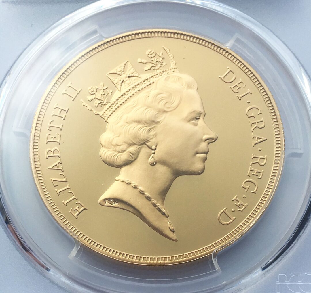 ミドルエリザベス5ポンド金貨