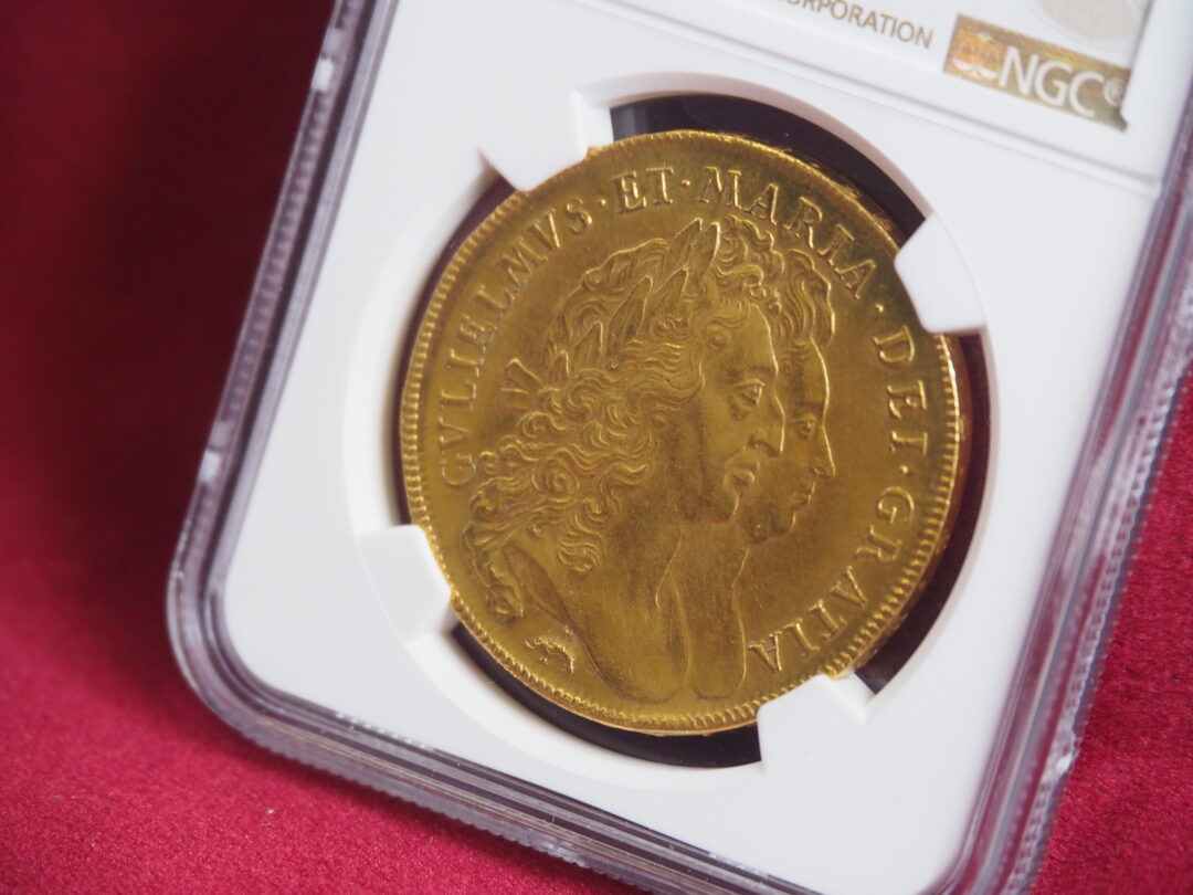 ウィリアム・アンド・メアリー5ギニー金貨