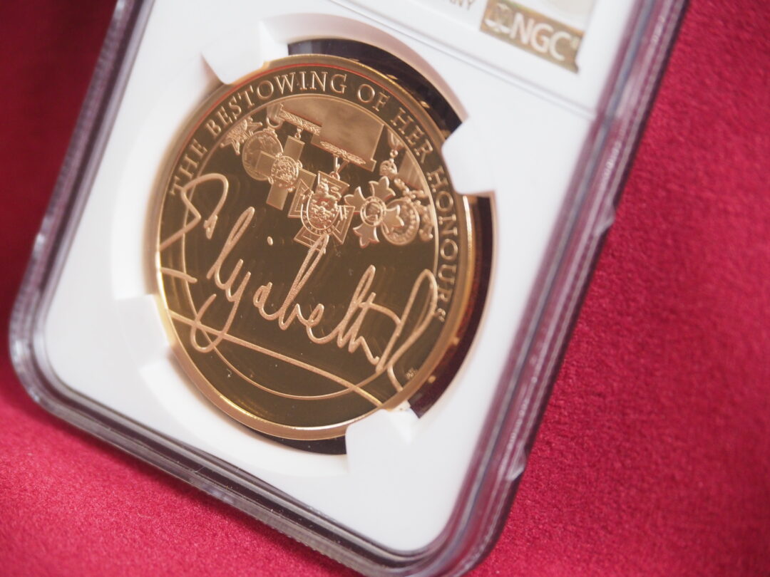 エリザベスサイン5ポンド金貨